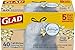 Glad Trash Bags, ForceFlex Tall Drawstring Garbage Bags, 13 Gallon White Trash Bags for Tall Kitchen Trash Can, Mediterranean Lavender with Febreze Freshness to Eliminate Odors, 40 Count