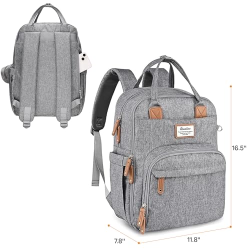 Diaper Bag Backpack RUVALINO Large Multifunction Travel Back Pack Maternity Baby Nappy Changing Bags