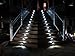 Hoont Pack of 4 - Outdoor Stainless Steel LED Solar Step Light; Illuminates Stairs, Deck, Patio, Etc