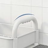 Multibao 3 Tier Storage Trolley on Wheels White 35x24x68 cm view 8