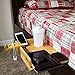 MintCreek Bed Shelf 2.0 | Easy Device Charging | College Dorm, Bedside Storage, Bunk Beds | Removable Sides | 10 Power Cord Slots | Bedside Organizer (USB Bonus=$30 Value)