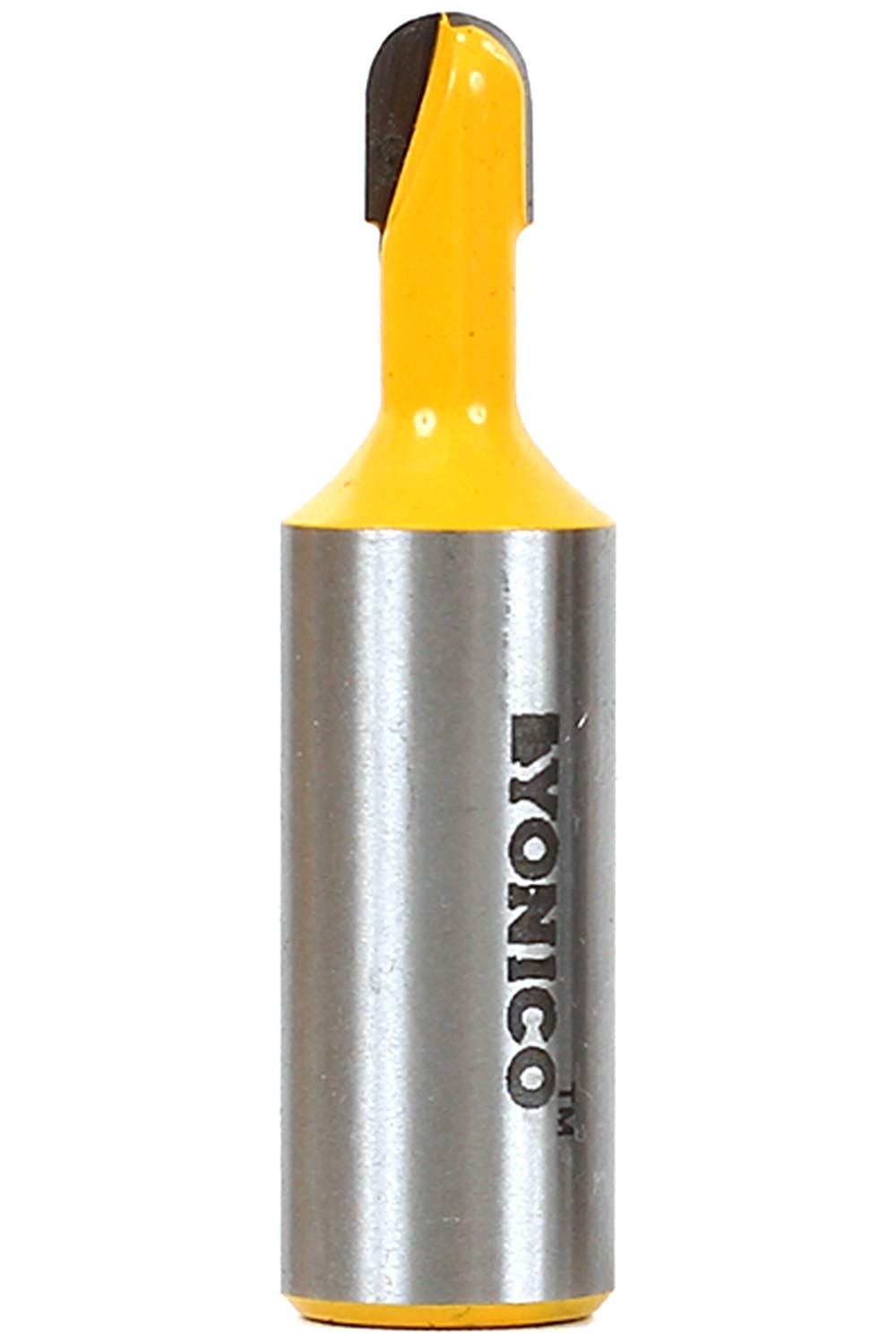 Yonico 14161 - Core Box Router Bit, Radius: 1/8", Diameter: 1/4", Cutting Height: 5/16" - 1/2" Shank