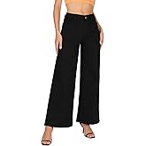 Myzellia Wide Leg Jeans for Women High Waisted Stretchy Baggy Casual Denim Pants