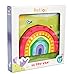 Le Toy Van Petilou Collection Wooden Rainbow Tunnel Set Premium Wooden Toys for Kids Ages 12 months & Up