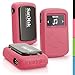 iGadgitz U3903 Silicone Gel Skin Cover Case Compatible with Sandisk Sansa Clip Jam MP3 SDMX26-008G (2015) - Pink