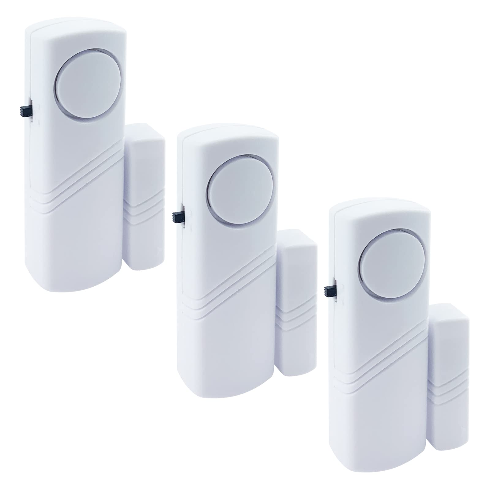 Photo 1 of Door Window Alarm, 90DB Door Alarms for Kids Safety, Wireless Sensor Door Window Burglar Alarm-Window Pool Alarms for Home, 3 Pack