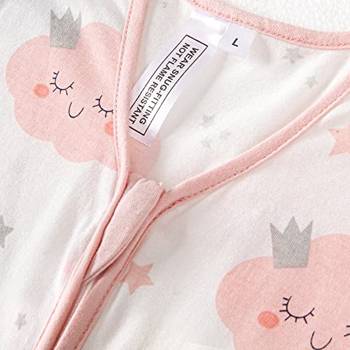 Ely's & Co. 100% Cotton Baby Wearable Sleep Sack 2-Pack - Safe Sleeveless Blanket Alternative (6-12 Months)