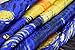 Luxurious 100% Charmeuse Silk Long Scarf Shawl with Hand Rolled Edge (Van Gogh's 