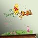 Fange DIY Removable Winnie Pooh and Tigger Wall Decal Kids Room Sticker Vinyl Graphics Art Mural Wall Stickers Nursery Decor Wallpaper 35''x32''