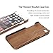 GMYLE iPhone 6 Case, iPhone 6 wood case, [Real] Natural Genuine Wooden Case for iPhone 6 / 6s – Deep Walnut Wood Ultra Slim Hard Case