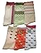 Lovely Annie Unisex Children 6 Pairs Pack Non-Skid Knee High Cotton Socks 6M-3Y