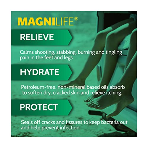 MagniLife DB Pain Relieving Foot Cream, Calming Relief for Burning