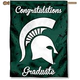 Michigan State Spartans Graduation Gift Banner Flag