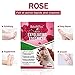 Foot Peel Mask 5 Pack, Rose Exfoliator Foot Mask Peeling Away Calluses Dead Skin Remover Repair Rough Heels, Baby Soft Smooth Touch Feet-Men Women…
