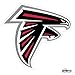 NFL Siskiyou Sports Fan Shop Atlanta Falcons Logo Magnets 8 inch sheet Team Color