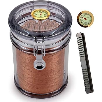 Amazon.com: Acrylic Cigar Jar Humidor with 25 Capacity: Home & Kitchen