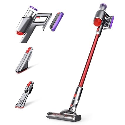 Cordless Vacuum Vaclife Vacuum Cleaner With Replaceable Battery Stick Vacuum Extra Filter For Washing Powerful Vacuum Cleaner Cordless 2 In 1 Lightweight Vacuum With Led Light Renewed Amazon In Home Kitchen