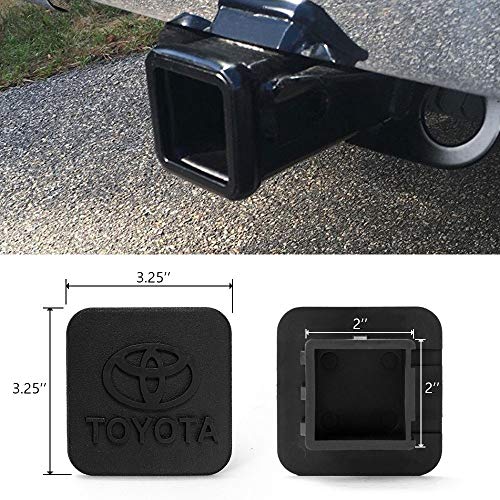 for Toyota Trailer Hitch Cover, Sturdy Rubber Receiver Tube Hitch Plug
