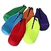 Hipiwe Beer Bottle Cooler Sleeves with Zipper Set of 6 Collapsible Neoprene Insulators Party Drink Coolies