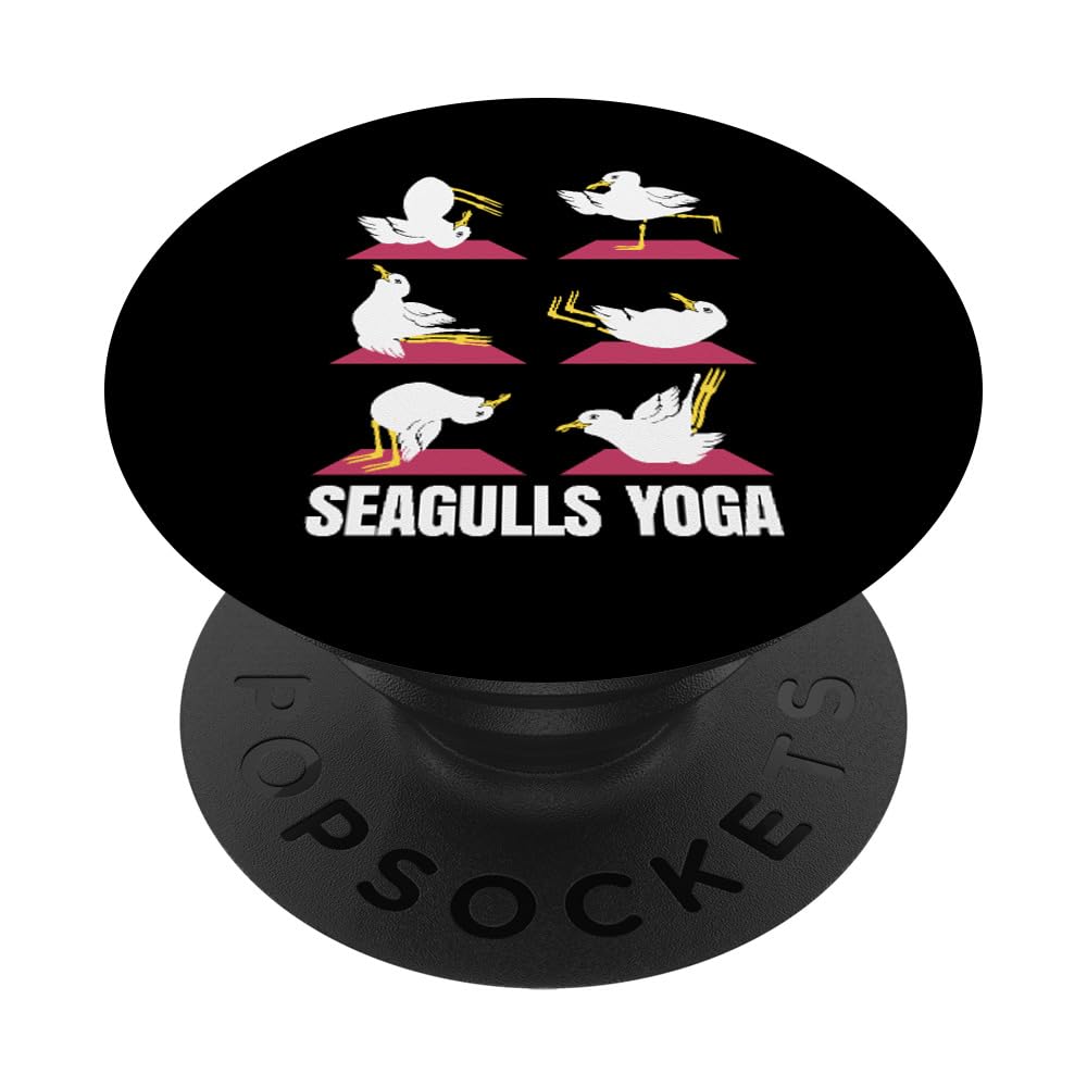Seagulls Yoga PopSockets Adhesive PopGrip