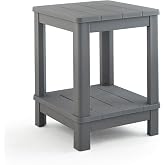 Keter Deluxe Adirondack Side Table - Gray