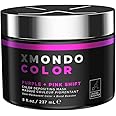 XMONDO Color Purple + Pink Shade Shift Color Depositing Mask & Semi-Permanent Hair Dye | Infused with Bond Boosters & Hyaluronic Acid to Nourish, Revitalize & Repair, Vegan Formula, 8 Fl Oz 1-Pack