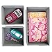 iDesign Aldo Fabric Collapsible Drawer Organizer Cubes - Gray (Set of 3)
