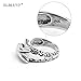 ELBLUVF 925 Sterling Silver Rabbit Animal Ring Gift for Friend Everyday Wear (Big Size)