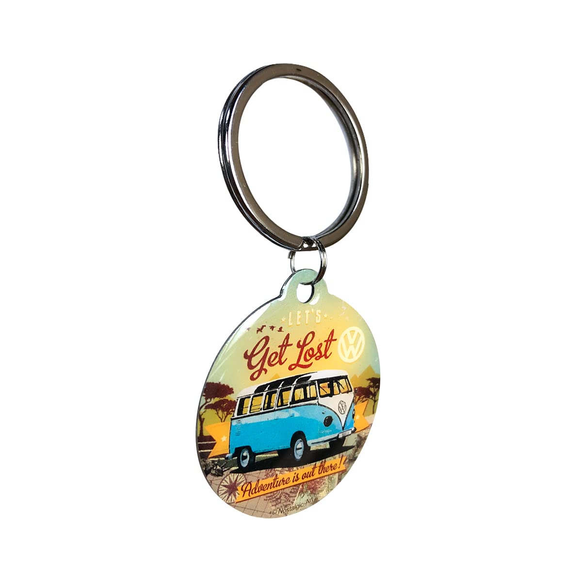 Nostalgic-Art 48021 Keyring VW Bulli – Let's Get Lost – 4 cm