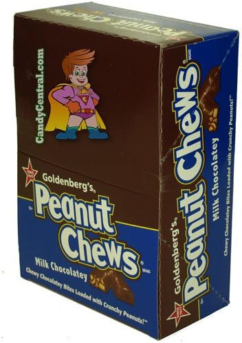 Peanut Chews Dark  Chocolate (24 Ct)