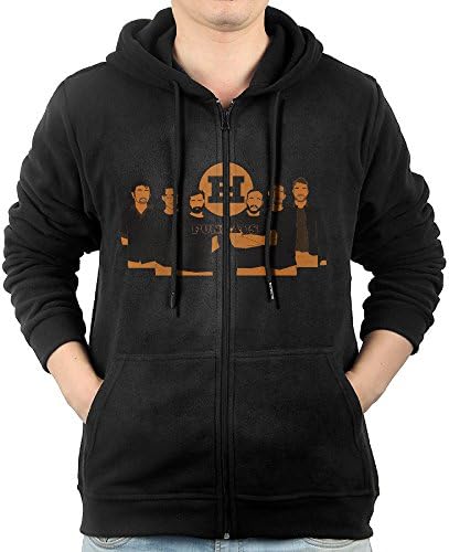 Mens Funhaus Men's Slim Fit Zip-up Hoodies Fleece Sweatshirts JacketSmall