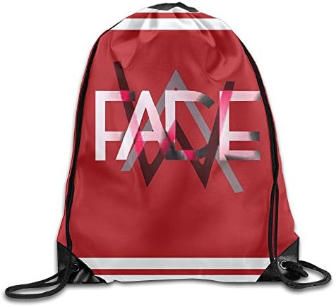 QiBePlo Alan Walker Gym Drawstring Backpack Sport Bags