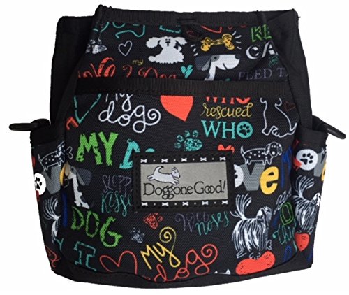 Doggone Good 'I Love My Dog Graffiti Bait Bag with Belt