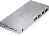 Zyxel 8-Port Gigabit PoE+ Switch 60W Budget UK Plug GS1008HP view 2