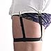 2Pcs Shirt Stays for Men & Women, Adjustable Elastic Garter Belts with Non-slip Locking Clamps for Suit, Dress or Uniform for Military or Police
