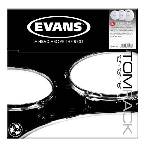 Evans G1 Tompack Coated, Standard (12 inch, 13 inch, 16 inch)
