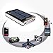 10000mAh Solar Charger Portable Dual USB Shockproof Solar Power Bank/ Backup Battery Charger; Solar Powered Phone Charger for iPhone iPod iPad Samsung HTC Blackberry and GPS Tablets Camera (Black)
