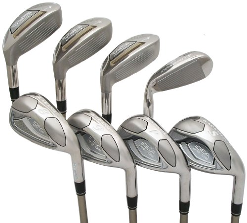 Adams Golf Men'S New Idea Tech Hybrid Irons, Right Hand, Graphite, Senior, 4-Gw (888167133362)