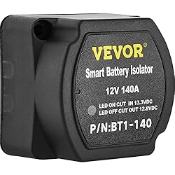 VEVOR Split Charge Relay Kit, 6mtr 12V, Automatic