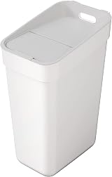 CURVER Ready to Collect 30L White Lift Top Bin 100% Recycled Plastic