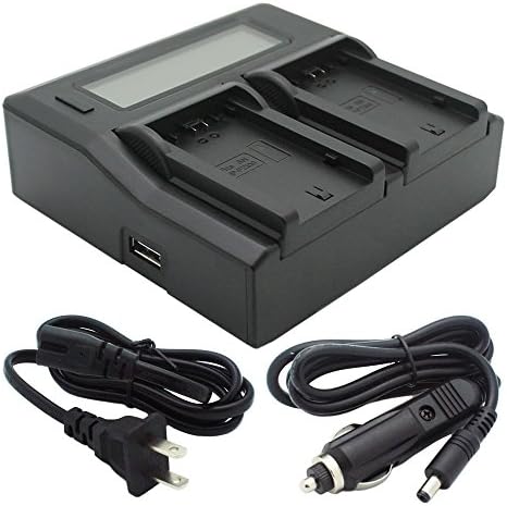 Kapaxen Dual-Channel LCD Charger for Sony NP-FZ100 InfoLithium Z Series Camera Batteries