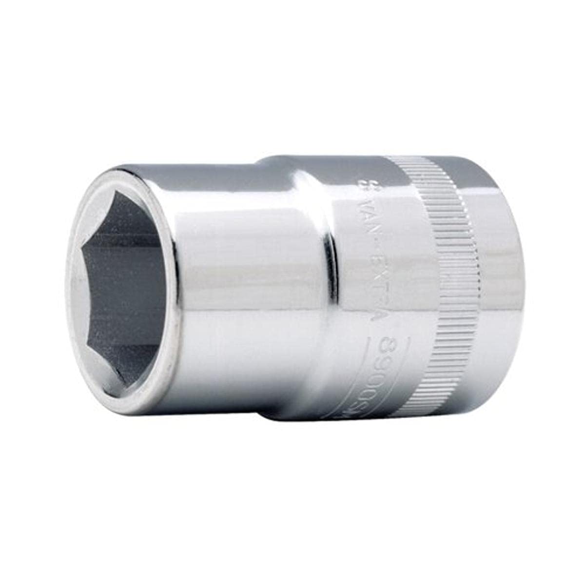 Bahco 8900SM-38 Standard Length Socket, Silver, 3/4-Inch Hex 38 mm
