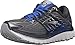 Brooks Men's Glycerin 14 Anthracite/Electric Brooks Blue/Silver Sneaker 10.5 D (M)