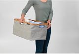 Brabantia 118180 Laundry Basket with Bamboo Top Grey 40 L view 7