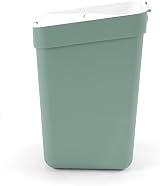 CURVER Ready to Collect 30L Recycled Kitchen Bin Green Light Grey Lid view 2