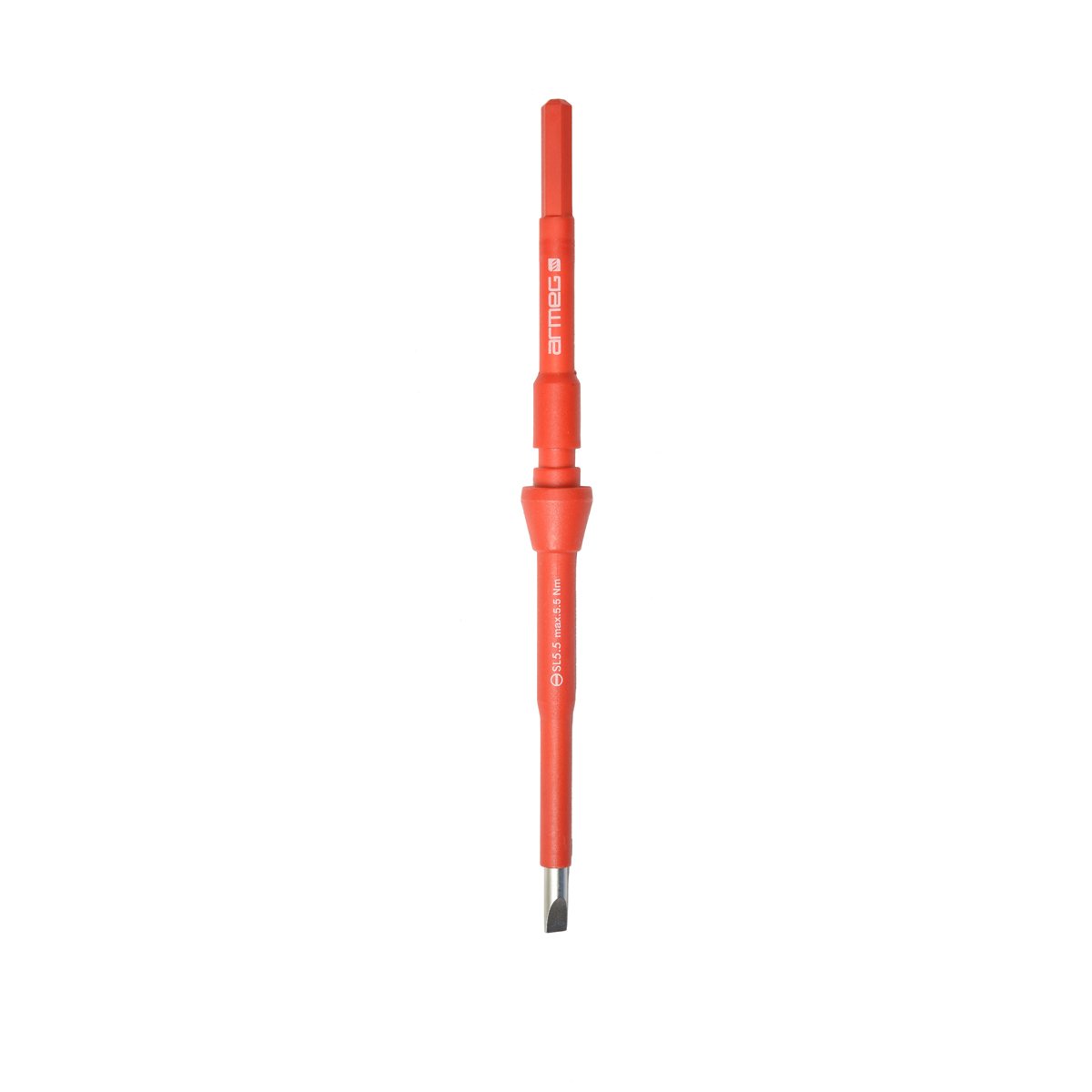 Armeg SDICBSL5.5 SL5.5 VDE Interchangeable Screwdriver Switch-Blade - Red/Black