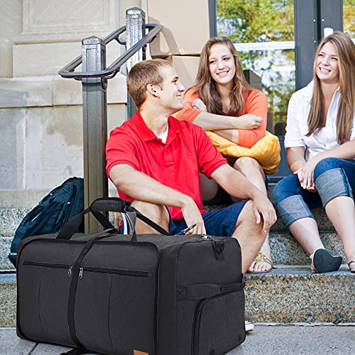 Urtala Foldable Travel Bag for Men and Women 120L Large Weekender with Shoe Compartment, Waterproof Handbag