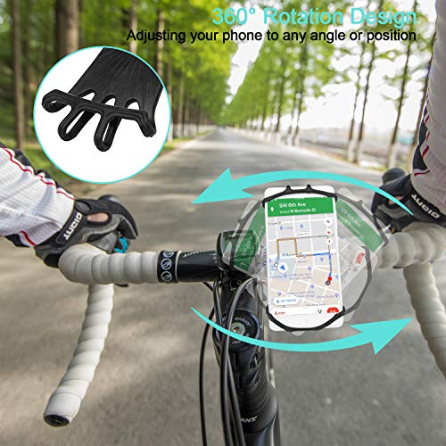 EAONE 2 Pack Bike Water Bottle Holder No Screws with 1 Pack Silicone