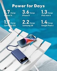charmast Portable Charger with Built in