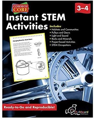 Instant STEM Activities - Grades 3 &amp; 4 - Common Core Standards by CHALKBOARD PUBLISHING